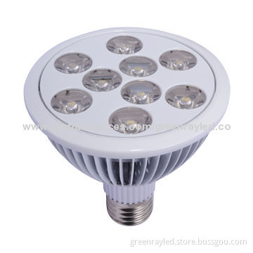 E27 13W High-power Natural White LED PAR38 Light, 95-265V AC Working Voltage